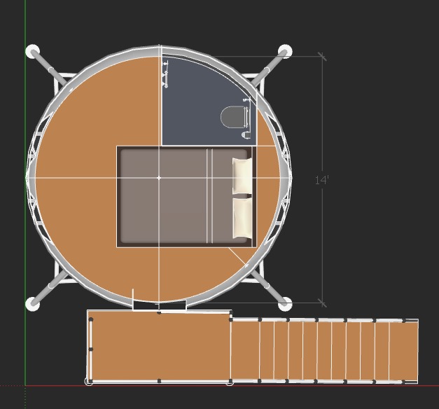 Moon Space Interior Layout