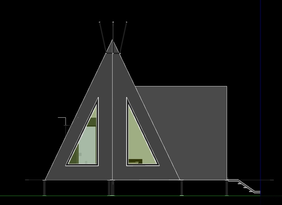 Teepee Perspective View